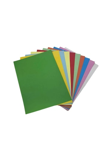 Renkli Fotokopi Kağıdı 100lü Karışık Renkli A4 Kağıdı 80 Gram 100 Yaprak 1.kalite Kağıt Hobi Tasarım