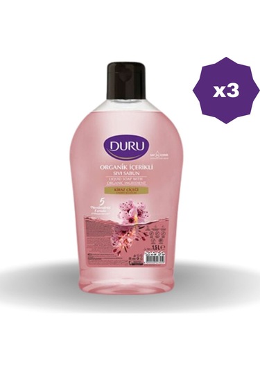 Duru Sıvı Sabun Kiraz Çiçeği 1500 ML 3 Adet