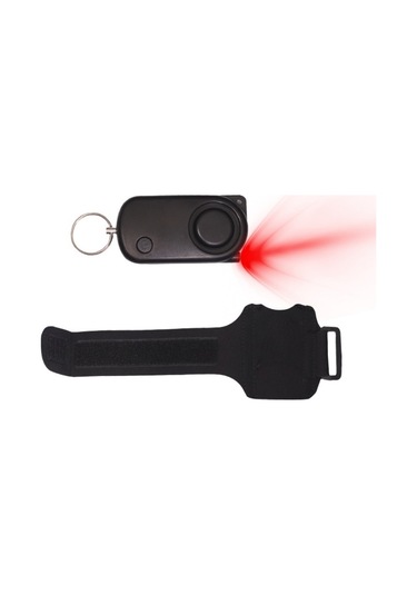 Sones Plapıe Yy-705 120 Db Açık Hava Sporları Koşu Kişisel Alarmı Siyah + Geleneksel Bileklik