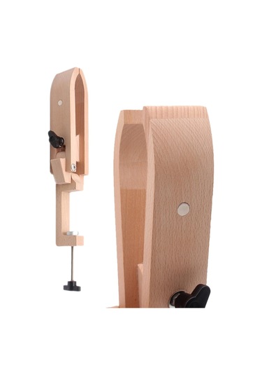 Suntek El Dikişi Için Ahşap Deri Dikiş Tutucu Masa Masaüstü