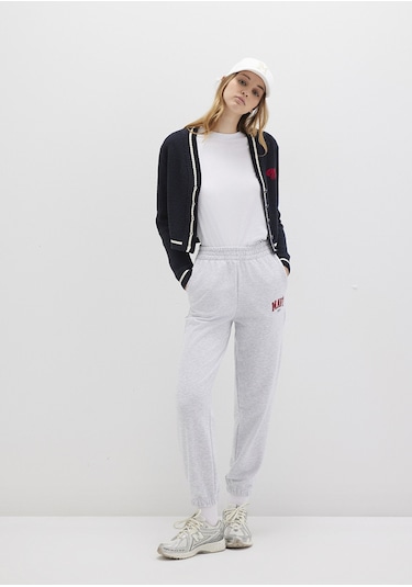 Mavi - Mavi Logo Baskılı Gri Eşofman Altı 1010757-85438 Gri