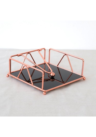 Homyl Cafe Masa Mutfak Için Peçete Depolama Organizatör Siyah Siyah