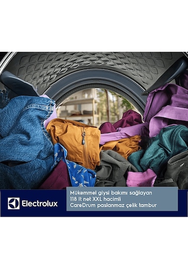 Electrolux EW7D394UCT 700 Serisi Delicatecare 9 KG Inverter Wi-Fi Isı Pompalı Çamaşır Kurutma Makinesi