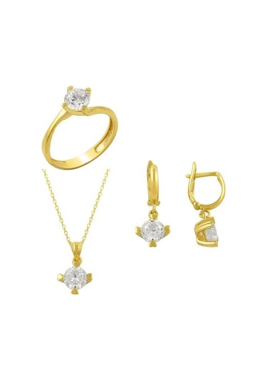 Tektaş Üçlü Set 7.45 Gram 14 Ayar Altın