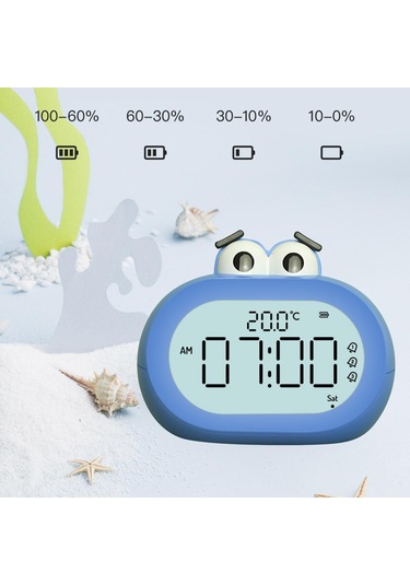 Suntek Seyahat Başucu Mavi Için Dijital Çalar Saat Kapalı