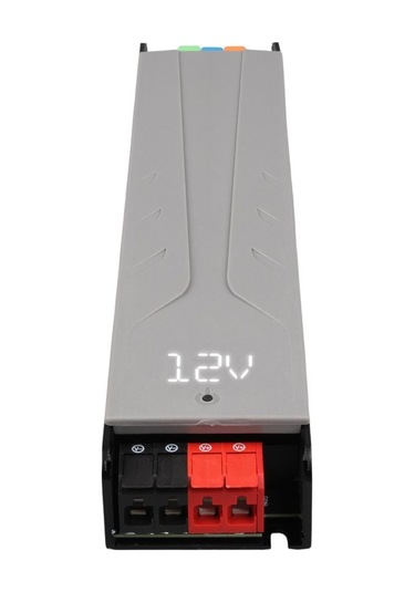 Ayt Powermaster Pm-26846 12-24-36-48 Volt 11 Amper 400 Watt Metal Kasa Kademeli Adaptör Voltaj Göstergeli 238x51x30mm