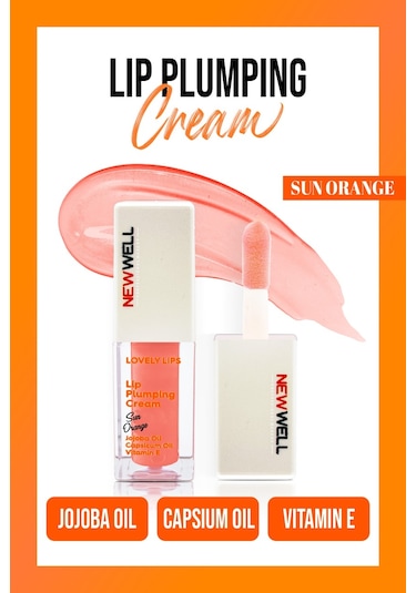 New Well Lip Plumping Sun Orange Dudak Dolgunlaştırıcı Krem 5 ML