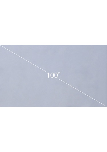 Geeroyoo 100 İnç Gri Projeksiyon Ekranı 16:9 - Poliester Optik Kaplama, Kolay Kurulum, Taşınabilir, Ev Ve Ofis Kullanıma Uygun