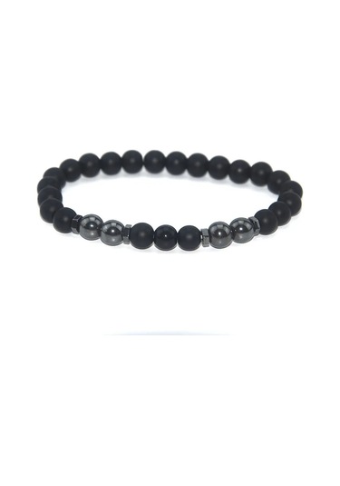 Moonbıffy Anti-şişme Siyah Obsidyen Halhal Bilezik - Ayarlanabilir Manyetik Terapi Bilekliği Kadın Erkekkırmızı Kırmızı