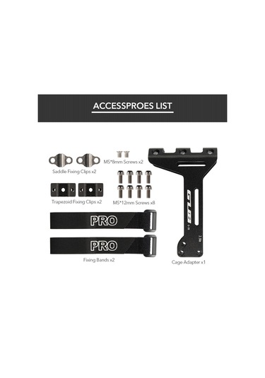 Gub Bisiklet Çift Su Şişesi Kafesi Su Şişesi Kafes Adaptörü Siyah