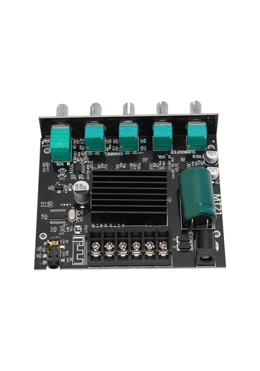 Konesam 2.1 Kanal Bluetooth 5.0 Güçlü Amfi Kartı, 50w+50w+100w Çıkış, Aux Girişi, Tekerlekli Regülasyon, Ters Bağlantı Ve Aşırı Isı Koruması, 4-8ω Hoparlör Uyumlu