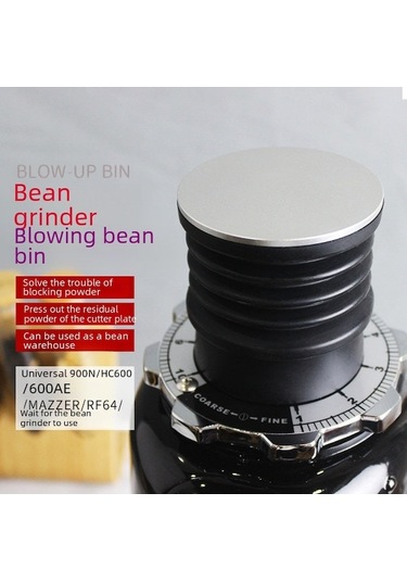 Geeroyoo Siyah Df64 İtalyan Tarzı Kahve Değirmeni - Dar Fıçın, Basınçlı Daraltma, Üfleme Fonksiyonu İle Çöp Temizliği, 900n Gövde Siyah