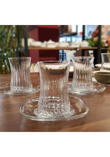 Çnr Home Collection 6 Kişilik 12 Parça Elysia Çay Seti Gold