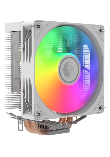 Masterfox S50 Beyaz 4 Bakır Borulu Cpu Fan 150w Beyaz
