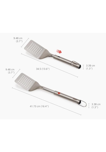 Joseph Joseph Grillout 2 Li Paslanmaz Çelik Barbekü Spatulası Ve Maşa Seti