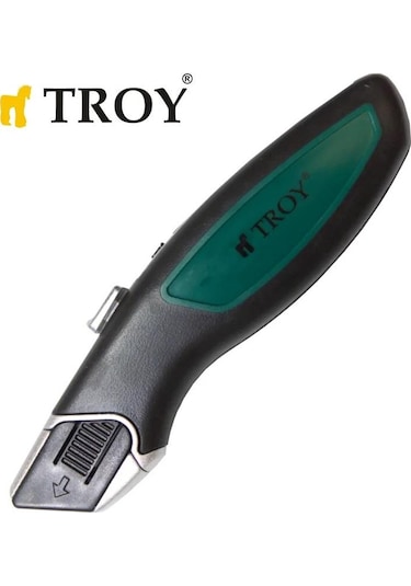 Troy 21606 Profesyonel Trapez Maket Bıçağı, 2 Yedek Bıçaklı