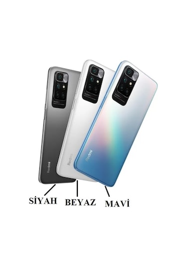 Xiaomi Redmi 10 2022 Kasa Arka Kapak Pil Kapağı - Siyah