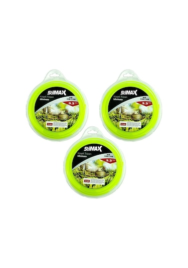 3.3 Mm 6 Köşeli Misina 46 Metre Altıgen Tırpan Misinası 3 Adet