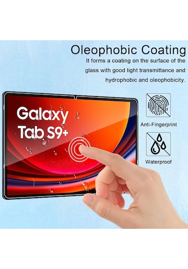 Samsung Uyumlu Galaxy Tab S9 + Plus Tablet Ekran Koruyucu Nano Sm-x810