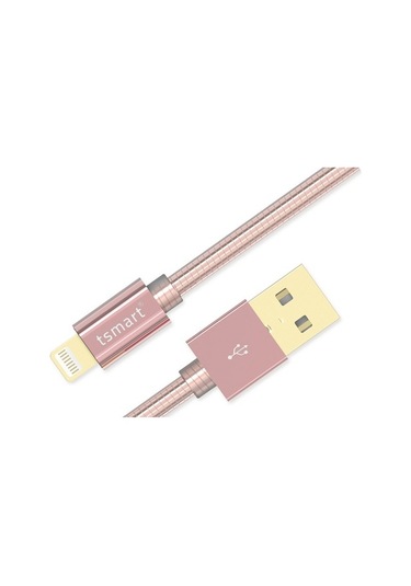 Tsmart Çift Taraflı Şarj Girişi Özel Alaşımlı İphone Uyumlu Şarj Kablosu