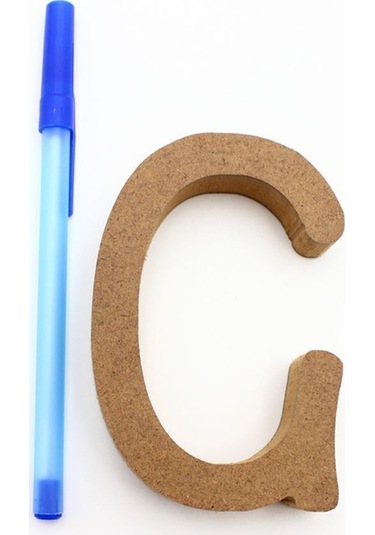 Na Neşeli Ahşap 10 Cm Ahşap C Harf , Dik Durabilr . Harf Seçimli Özel Gün Doğum Günü Yaş Günü Aksesuarı Model Ahsapcharfi