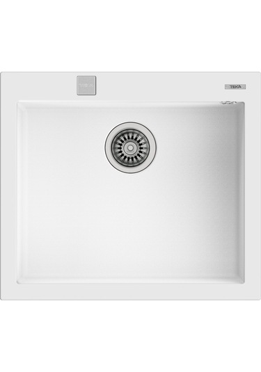 Teka Forsquare 50.40 Tg Tek Hazneli Tegranite + Eviye - Arctic White - 115230009