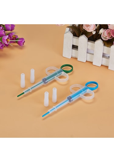 Lemestar Kedi Köpek İlaç Verici Silikon-plastik İçme Suyu Besleyici Enjeksiyonlu Tüp