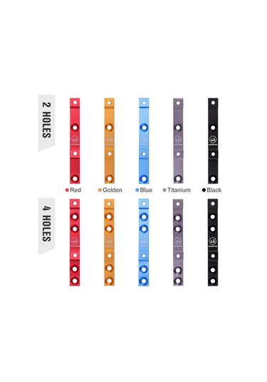 Reedark Alüminyum Bisiklet Su Kuşağı Konum Regülatörü, İki Delikli Sıkı Tutucu, Siyah, Bisiklet Malzemesi