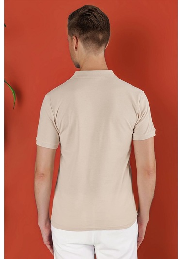 Ts 845 Bej Spor T-shirt Bej