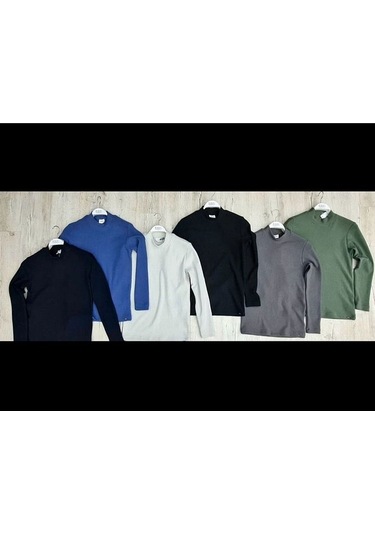 Waffel Bisiklet Yaka Triko 001