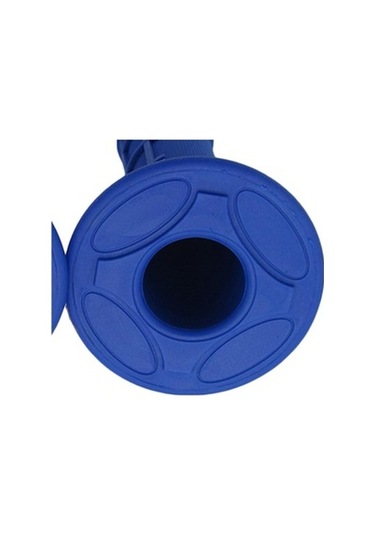 Zcjb 7/8" Motocross Grips Kir Bisikleti 22mm Mavi