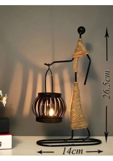 Pabk Çay Mumları İçin Metal Figür Mumluk 193576808 Diğer