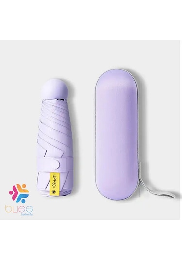 8 Telli Kapsül Şemsiye Mor