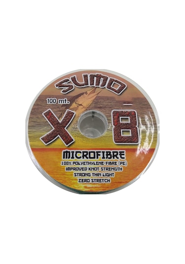 Effe Sumo X8 Ip Misina 100M Polietilen Microfiber Ip Misina Yeşil