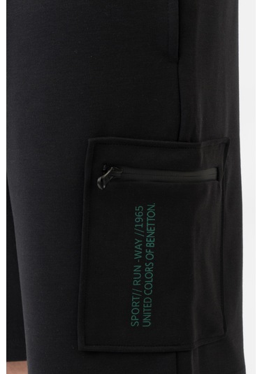 Unıted Colors Of Benetton Erkek Şort Bnt-m21149 Siyah