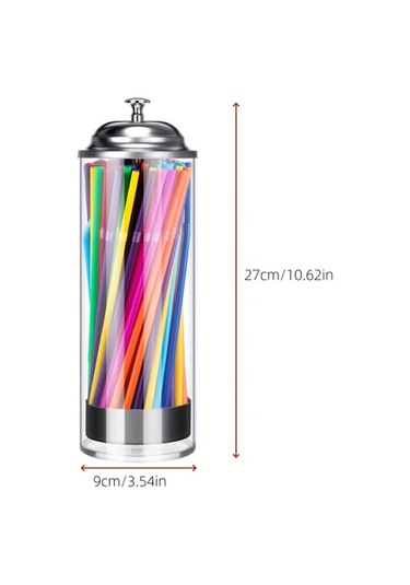 Brightnova 1pc Paslanmaz Celik Ve Cam Pipet Tutucu Organizer Buyuk Kapasiteli Mutfak Tezgah Saklama Cihazi Saglam Hijyenik Tasarim -