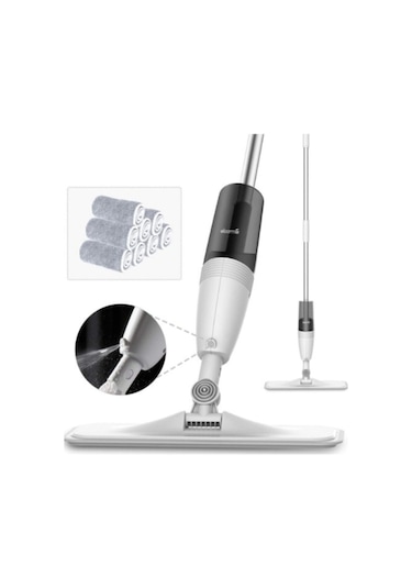 Deerma 360 Derece Dönen Su Püskürtmeli Sprey Paspas