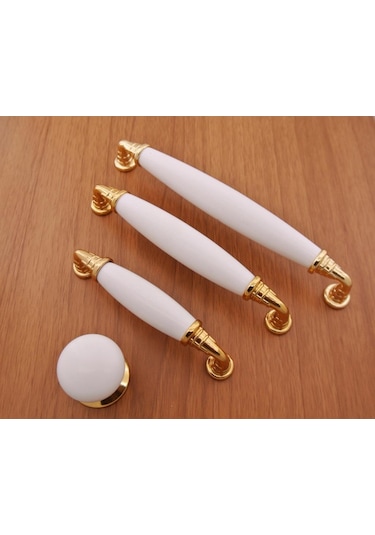 Azimkarhirdavat Porselen Görünümlü Kulp Sarı Düz