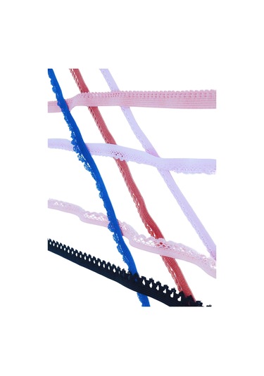 Çamaşır Lastiği Dantelli 1 Cm 1 Metre Gri