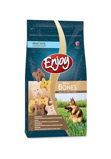Enjoy Sandviç Mini Kemik Yetişkin Köpek Ödül Bisküvisi 250 G