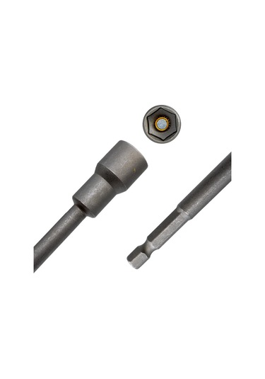 Leo 00706 Ekstra Uzun Manyetik Bits Lokma Somun Adaptörü 13x150 Mm