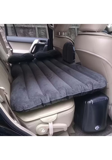 Araba Şişme Yatağı Açık Gri