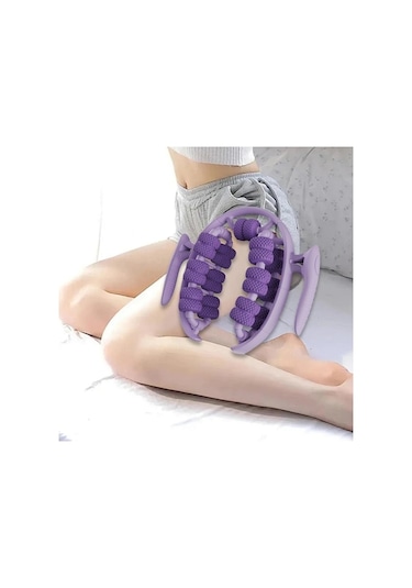 Diğer Suntek Kol Üyluk Masaj Rulosu Vücut Geliştirme Ekipmanları İçin Mor Masaj Aleti Mor