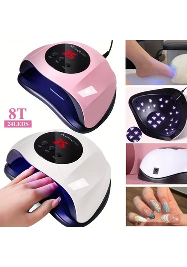 Willowhaven Profesyonel Auroramuse Led Tırnak Lambası Beyaz Akıllı Sensörlü Otomatik Kapanma Hızlı Jel Oje Kurutucu Usb Dijital Zamanlayıcı Salon Ve Ev Kullanımı