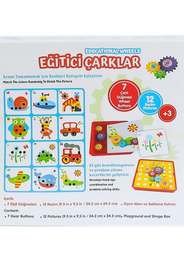 Eğitici Ve Eğlenceli Eşleştirme Oyunu-Eğitici Çarklar