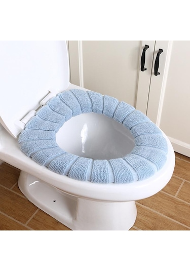 Mavi Akrilik Yıkanabilir Mat Ev Dekor Closestool Mat Koltuk Kılıfı Tuvalet Çıtası Aksesuarları Banyo Ev Klozet Kapağı Sıcak Yumuşak