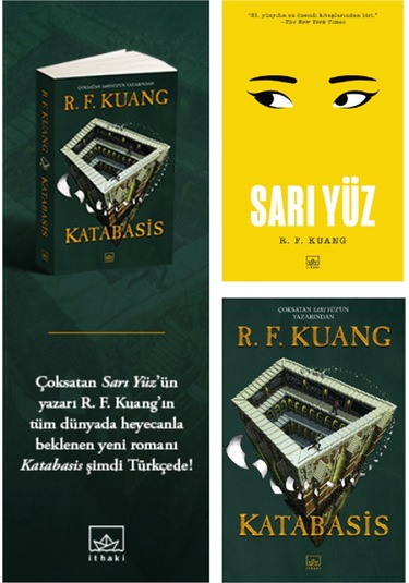 Rebecca F. Kuang Kitapları 2 Kitap Set & Katabasis & Sarı Yü...