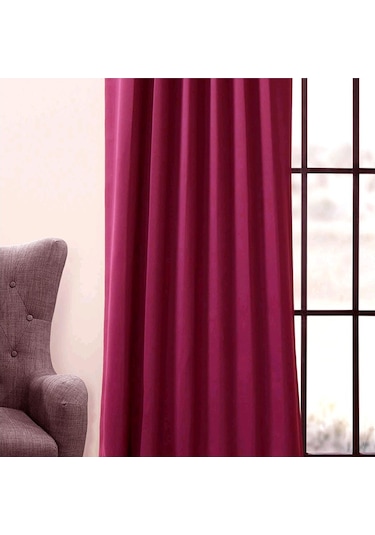 Evdepo Home Blackout Karartma Fon Perde Vişne