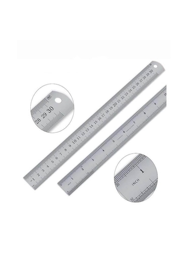Dijital Karbon Fiber Kumpas 150mm Pil Dahil + 30cm Çelik Cetvel