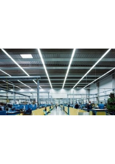 36W Yatay Ledbant Armatür 120 Cm-3200Lm- Beyaz Işık-10Lu Paket